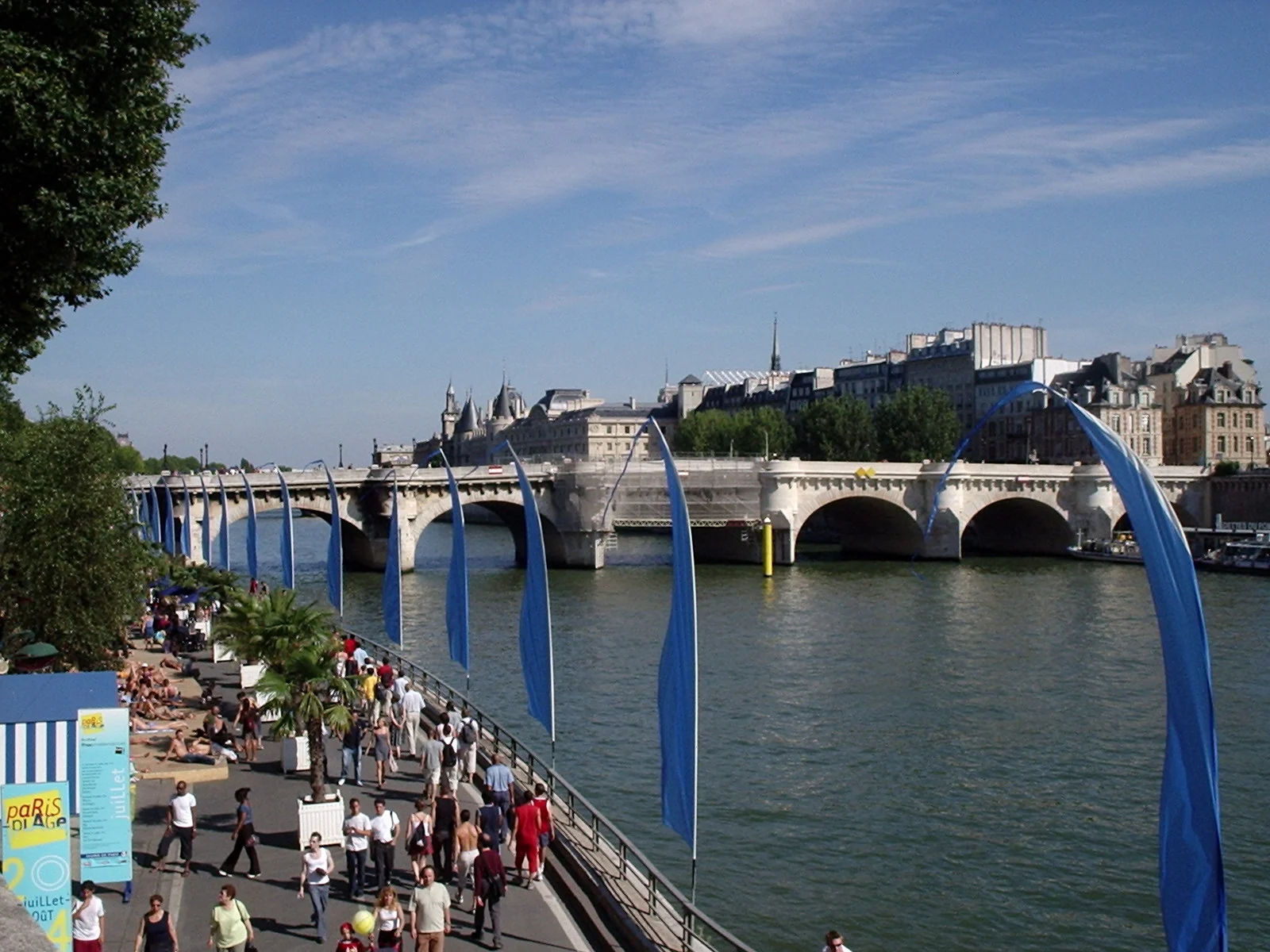 Pont Neuf and the River Seine in Paris